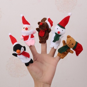 2023 Hot <b>Sale</b> Plush Custom Stuffed Animal Finger Poppet Toy Hand <b>Puppet</b> Set <b>for</b> Boys and Girls - Product Image 1