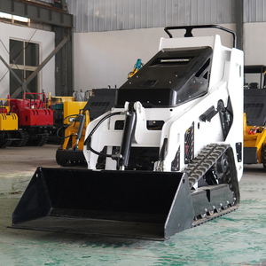 450 Mini Triangle Track <strong>Skid</strong> <strong>Steer</strong> Loader With High Hydraulic Flow For Brush Cutter Attachment