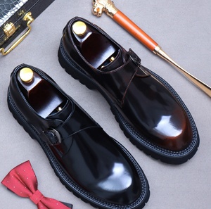 Chaussures Oxford pour hommes en cuir véritable, à bout fermé, à enfiler, imperméables, antidérapantes, légères, pour mariage, affaires, bureau, motif floral - Product Image 4