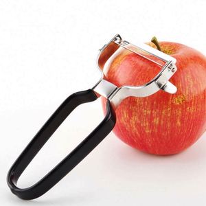 Vente chaude : Éplucheur de pommes de terre, mangues et oignons en forme de Y, en acier inoxydable avec manche en PP, outil de cuisine économique et de bonne qualité pour fruits et légumes - Product Image 4