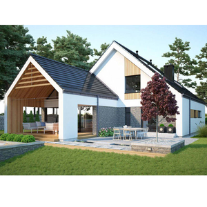 Villas de lujo de diseño contemporáneo elegante casa prefabricada de acero ligero - Product Image 3
