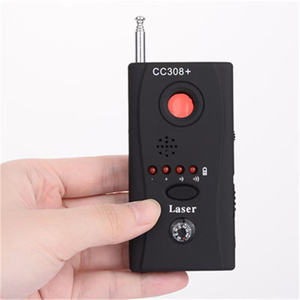 Venda quente Portátil Anti-Dispositivo <span class=keywords><strong>Full</strong></span>-<span class=keywords><strong>Range</strong></span> <span class=keywords><strong>All</strong></span>-<span class=keywords><strong>Round</strong></span> Sem Fio GPS GSM Localizadores Laser CCTV Signal Bug Detectores CC308 + com Lente IP - Product Image 4