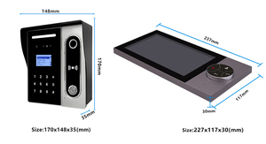 טויה וידאו חכם <span class=keywords><strong>intercom</strong></span> מערכת wifi rfid פנים סיסמא לפתוח 1080p בית וידאו דלת טלפון דלת וידאו - Product Image 4