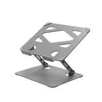 Support d'ordinateur portable pliable et réglable en métal, support ergonomique pour ordinateur portable, support de refroidissement portable pour MacBook, support de bureau