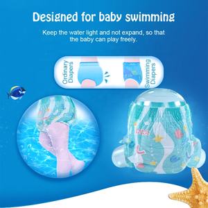 Couches de bain jetables personnalisées en vrac Couches de bain OEM étanches pour bébés Couches de bain personnalisables - Product Image 5