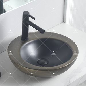 Au-dessus Du Comptoir Sanitaire <span class=keywords><strong>WC</strong></span> Forme Ronde Design Créatif Lavabo À La <span class=keywords><strong>Main</strong></span> Salle De Bains Comptoir Art Évier Bol Pour Hôtel - Product Image 4
