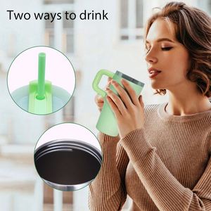 14oz Stainless Steel Insulated Tumbler with Lid & <b>Straw</b> BPA-Free Shatterproof Perfect for All Seasons Ideal Gift - Product Image 3