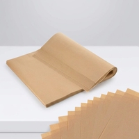 Papier sulfurisé de qualité alimentaire, antiadhésif, résistant à la graisse, pré-découpé, en pâte vierge, pour la cuisson du pain, prix de gros direct fabricant, conception personnalisée
