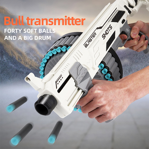 Pistola Giocattolo KSF per Ragazzi con Proiettili in Schiuma Morbida di Alta Qualità, Sparo Manuale - Product Image 2