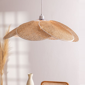 Lámpara Colgante de Estilo Japonés de Bambú Hecha a Mano de Guyue Lighting Factory, 1 Fuente de Luz para Restaurante, Dormitorio, Sala de Estar - Product Image 2
