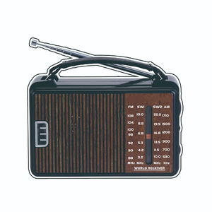 Factory Vintage Wood FM AM SW Radio with Analog Tuning Handle Design Portable Multiband Home Use World <b>Receiver</b> Battery Powered - Product Image 6