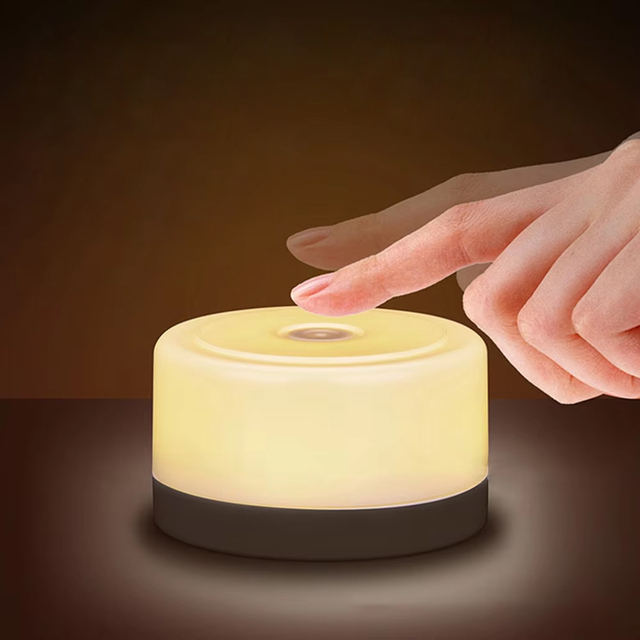 Portable ABS Long Endurance Lamp Baby Nursery Breastfeeding Rechargeable Kids Mini Bedside LED Touch Sensor Dimmable Night Light
