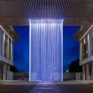 Personalizado em grande escala ao ar livre Digital Water Curtain Cachoeira Decoração Water Wall Fountain para Garden Lake Park - Product Image 2