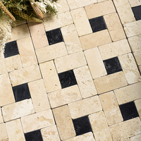 Carreaux de mosaïque en céramique personnalisables, antidérapants, résistants à l'usure, texture pierre, finition mate, épaisseur 10 mm, 300x300 mm, chambre, cour