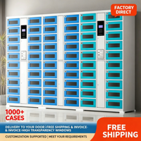 Armoire de rangement intelligente pour tablettes, téléphones portables et ordinateurs portables, casier de rangement électronique avec fonction de charge