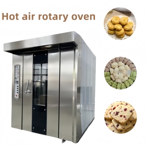 Horno Rotatorio <span class=keywords><strong>a</strong></span> Gas con Vapor para Panaderí<span class=keywords><strong>a</strong></span>, Máquina para Hacer Pan Alemán e Italiano, Máquina para Hornear <span class=keywords><strong>Pizza</strong></span> y Croissants, con Circulación de Aire Caliente - Product Image 5