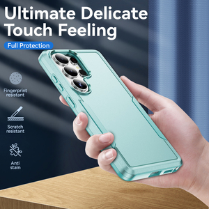 כיסוי טלפון <span class=keywords><strong>TPU</strong></span> PC 2 ב-1 לסמסונג גלקסי S26 אולטרה S25 אדג' S23 S24 FE S22+ S21 פלוס, כיסוי אחורי נגד זעזועים - Product Image 2