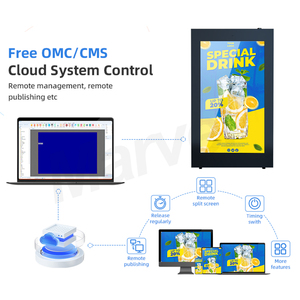 MWE 32 pulgadas impermeable al aire libre IP67 <span class=keywords><strong>LCD</strong></span> máquina de señalización Digital montada en la pared para ascensor Metro publicidad pantalla 43 pulgadas - Product Image 4