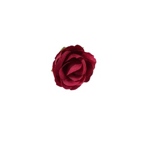 Petite tête de fleur de rose artificielle en soie, pour décorations de mariage DIY, accessoires de maison, moulage par injection, fabriqué en Chine - Product Image 5