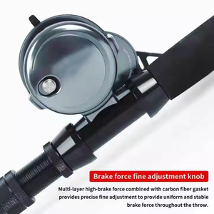 Tam Metal 30kg güç sürükle balıkçılık Trolling makaraları TF400R/L geleneksel orkinos deniz tekne havai yavaş Pitch jig makara - Product Image 5