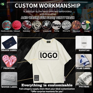 Camiseta de algodón lavado OEM al por mayor, estilo urbano, vintage, para hombre, de corte holgado, extragrande, desgastada, con agujeros <span class=keywords><strong>rotos</strong></span> - Product Image 5