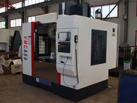 Centre d'usinage vertical CNC Fanuc VMC850 haute vitesse, broche BT40, broche simple, prix compétitif