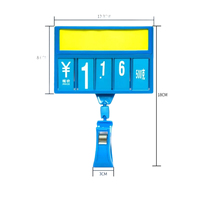 Clip Pop en plastique transparent, porte-étiquette, porte-étiquette de prix pour l'étagère de magasin de proximité, étiquette personnalisée