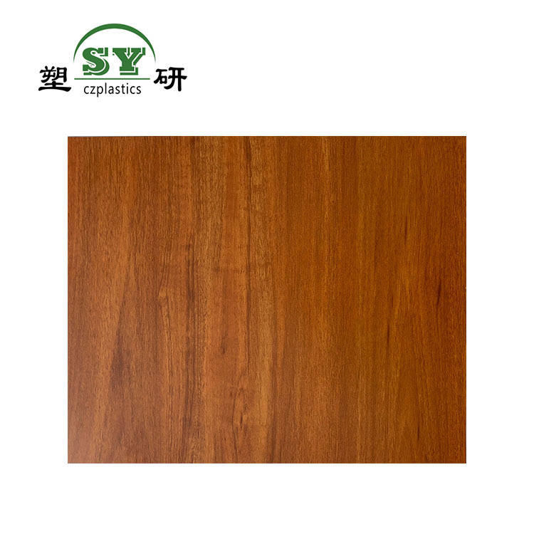 Smooth And Durable Wood Grain Pvc Plates Composite Sheet