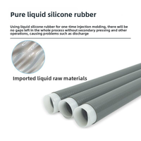 Tube thermorétractable en silicone isolant pour intérieur et extérieur 10KV
