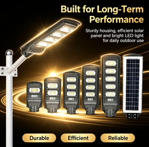 Lampe solaire de rue LED tout-en-un Jingsun à haut lumen, étanche IP67, 100w 120w 150w 200w, lampe solaire de route extérieure - Product Image 4