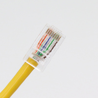 Sıcak satış yüksek kalite altın kaplama CAT5 UTP 8P8C RJ45 konnektör delikten olmayan korumalı modüler fiş yeni Ethernet konnektörleri