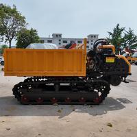 Mini-dumper sur chenilles diesel avec livraison gratuite pour ferme, verger, jardin, construction - Prix de gros usine OEM