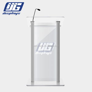 LED Chiếu Sáng Quảng Cáo Rõ Ràng Acrylic Bục PODIUM Rõ Ràng Nhựa Bục Thờ - Product Image 4