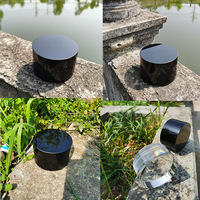 Base de trophée ronde en cristal noir K9 personnalisée, gravée à la main, pour gravure laser DIY, personnage de film ou de télévision, coffret cadeau, vente en gros d'usine