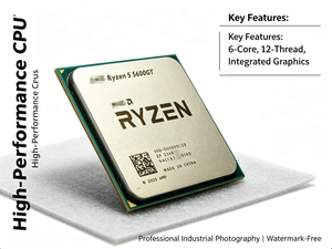 โปรเซสเซอร์ R5 5600GT 6 คอร์ AM4 สำหรับเดสก์ท็อป ซีพียู 16MB L3 แคช โปรเซสเซอร์ Ryzen 5 ใหม่ ผลิตในจีน - Product Image 4