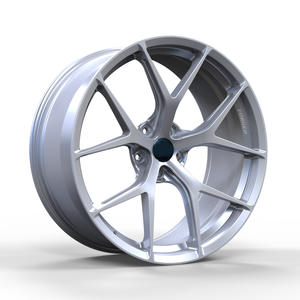 Jantes monobloc en alliage d'aluminium 6061 T6 personnalisées 19 pouces 19x9 19x10 5x112 66.56 Roues forgées décalées en argent à alésage central pour <span class=keywords><strong>Audi</strong></span> RS5 - Product Image 2