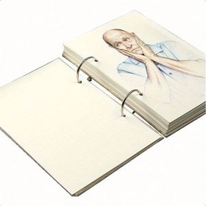 Cuaderno de Hojas Sueltas Recargable, con Cubierta de Lino Mini Retro, 160GSM, Grueso - Product Image 2