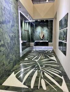 Tavolo da Pranzo in Calcite Verde Stile Mago <span class=keywords><strong>di</strong></span> Oz, Mosaico Artistico per Parete <span class=keywords><strong>di</strong></span> Fondo, Pavimento, Cucina Moderna, Interni, Bagno - Product Image 4