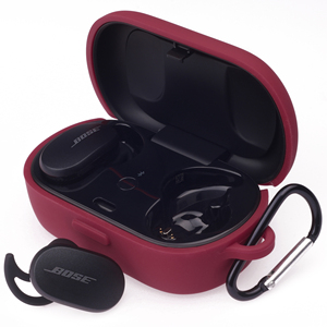 Housse d'écouteurs en silicone pour <span class=keywords><strong>Bose</strong></span> <span class=keywords><strong>QuietComfort</strong></span> sans fil Bluetooth pour écouteurs <span class=keywords><strong>Bose</strong></span> <span class=keywords><strong>QuietComfort</strong></span> <span class=keywords><strong>Earbuds</strong></span> Earphone Cover - Product Image 6