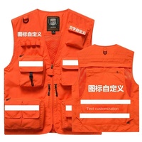 Achat groupé Gilet en polypropylène personnalisé avec logo, bandes réfléchissantes, pour personnel de sécurité, communications d'urgence, sauvetage incendie, extérieur