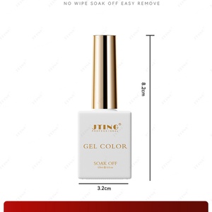 JTING Nouvelle Tendance 4 couleurs Top Coat Gel Cœurs Sans Essuyage Paillettes Cœurs ODM Fournisseur d'Ongles Personnalisés Marque Privée Gratuite - Product Image 2