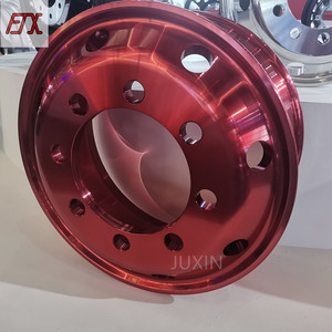 Vente en gros de haute qualité jante de semi-roue de <span class=keywords><strong>remorque</strong></span> personnalisable pouces 10 trous en alliage d'aluminium poli jantes de camion de forgé - Product Image 6