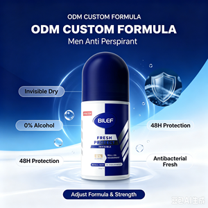 Déodorant <span class=keywords><strong>anti</strong></span>-<span class=keywords><strong>transpirant</strong></span> <span class=keywords><strong>invisible</strong></span> pour hommes, formule personnalisée, marque personnalisée, sans alcool, en roll-on, étiquette privée OEM ODM - Product Image 2