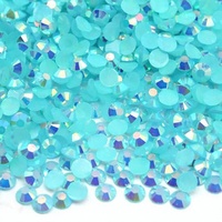 Lot de 5000 strass pour ongles en résine AB, 2-6mm, découpés à la machine, thermocollants, effet gelée, livraison rapide, 2 sacs, pour vêtements et chaussures