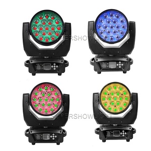 Venta Directa de Fábrica, Cabeza Móvil LED Zoom <span class=keywords><strong>Mac</strong></span> Aura de 19x15w, Luz Móvil LED Wash, para DJ, Discoteca, Bar, Copia de <span class=keywords><strong>Mac</strong></span> Aura - Product Image 5