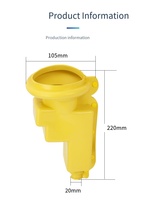 Cubierta Protectora de Aislamiento de Alto y Bajo Voltaje RUNDE, Funda de Silicona para Transformador, Funda Aislante de Goma RG05+RD01 10KN