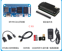 Banana Pi 4GB RAM 32GB EMMC Placa Base BPI-M4 Zero Allwinner H618 Placa de Desarrollo Linux para Aprendizaje de Programación