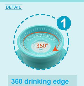 แก้วหัดดื่มเด็ก 360 Edge รุ่น First-Class ฝาปิดกันหก 240 มล./8 ออนซ์ ลายการ์ตูน วัสดุซิลิโ<span class=keywords><strong>คน</strong></span> PP ปลอดสาร BPA พร้อมหูจับ ใช้งานง่าย - Product Image 5