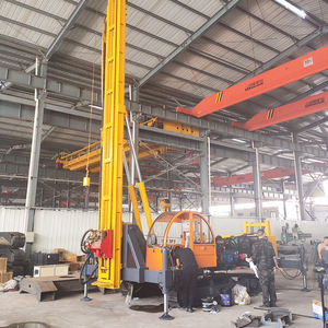 Equipo de Construcción con Estructura Reforzada y Chasis de Orugas de Goma para Hincadora de Estacas Espirales Largas - Product Image 2