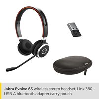 Jabra Evolve 65 MS Mono Casque Sans Fil Supra-Auriculaire pour Musique et Réunions